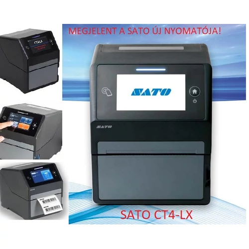 SATO CT408LX DT203, USB&LAN címkenyomtató